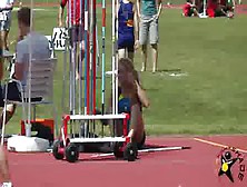 Sexy Blonde Tight Ass Candid Track And Field