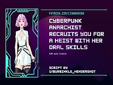 Deepthroat From A Attractive Cyberpunk Babe | Asmr Audio Roleplay | Plot Heavy
