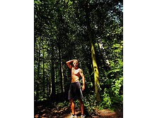 Wild And Risky: A Solo Adventure In The Forest With A Climax Full Of Ecstasy And A Quote-Unquote Anal Vibrator