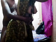 Bhabhi Wore Saree And Mangalsutra And Got Her Stepsister Fucked By Brother-In-Law's Thick Dick