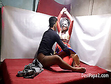 Indian Bhabhi In Traditional Garbs Fuck-A-Thon With Her Devar