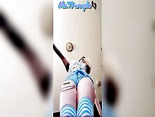Fem Dom Milf Giantess Pov Tramples Little Man's Face & Penis,  Humilation,  & Facesitter With Kneehighs