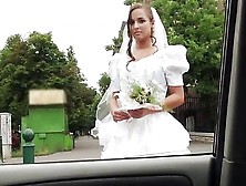 Desperate Bride Amirah Adara Gets Fucked In Public Wearing Her G