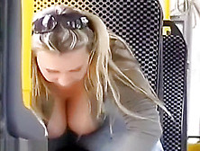 Blond Riding Bus With Tits Out. --- Charlottc