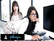 Girlsway - Angry Dominant Boss Needs Incompetent Rookie It Gina Valentina To Satisfy Her