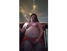 Flaunting My Huge Creamy Curves In Orange Then... Cum!