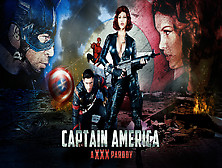 Charles Dera,  Peta Jensen In Captain America: A Xxx Parody - Digitalplayground