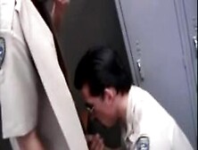 Bear Cops In The Locker Room