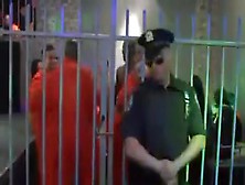 Stunning Chicks Get Banged In Jail Party