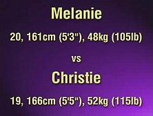 Tribbing Match Melanie Vs Christie I
