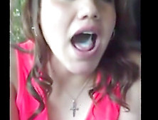 Amateur Blowjob And Swallow In Car