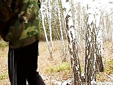 Stepmom Takes A Rough Penis Into The Woods