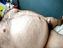 Big Hairy Bear Pissing On Himself In Bed