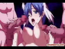 Busty Hentai Girl Cursed With Lust