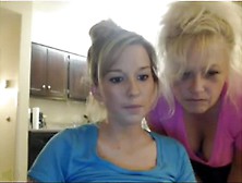 Sexy Teen Gets Naughty With Her Horny Mom In Front Of The Camera
