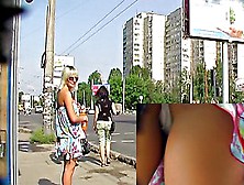 Astounding Summer Suit Upskirt Movie