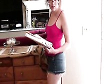 Crazy Step Daughter Getting Punishment From Her Angry Daddy