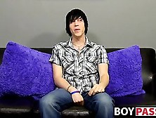 Emo Fingers His Ass And Masturbates After Being Interviewed