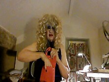 Crossdressing Sissy Gets Humiliated And Smokes While Being Called A Fag Slut