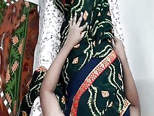 Incredible Xxx Desi Green Saree Aunty Does Fingered,  Boob Press