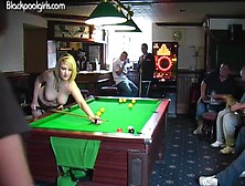 Katie K Strips,  Poses & Dildoes In A Pub.  Part1