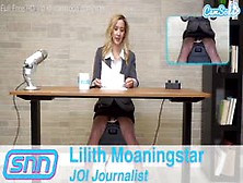 Camsoda - Joi Reporter Lilith Moaningstar Masturbating