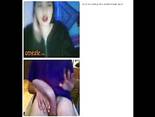 Omegle Shocked Girl Show Boobs And Ass For My Big Dick