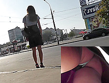 Real Upskirt Video Captured In The Public Place