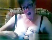 Old Mature Liks Her Bobs On Webcam Skype
