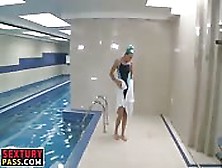 Classy Denisa Seduces Her Swimming Coach