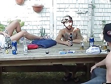 2 Emos Have Sex With Their Boyfriends In The Backyard