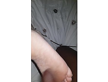Mature Bbw Granny With Rough Dry Wrinkled Soles Back