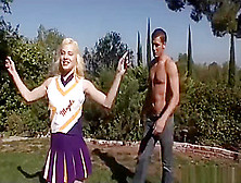 Blonde Take Big Dick Outdoors And Speads Herself