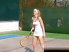 Young Anouk Gets Fucked At The Tennis Court
