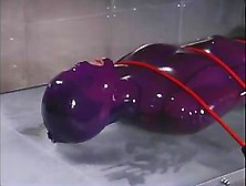 Purple Latex Yielding Whipped On Table