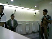 Gay Asian Wanks In Public Toilet