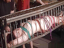 American Goddess Carolina Pierce Caged And Spanked
