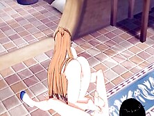 Sword Art Online Anime - Asuna Hand Job And Turf Job To Kirito - Japanese Eastern Manga Cartoon Scene Game Porn