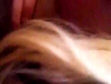 Blonde Gives Extra Wet Blowjob