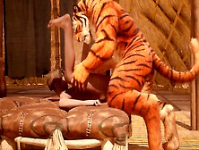 Big Tiger Fills Young Twink Boy With Cum In Raw Wild Encounter (Furry Gay Sex) | Wild Life Furries