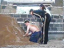 Russian Femdom Duos Torturing Their Hot Slave In Sand