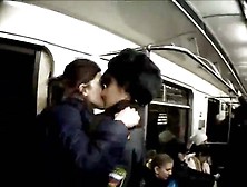 Russian Police Women Attacked With Kisses