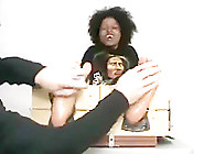 Ebony Crazy Feet Tickled