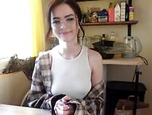 Nerdy Girl Is A Pegging Monster