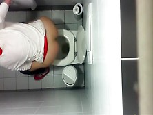 Aerial View Of Two Hot Women Pissing