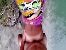 Can&#'t Resist Her Tiny Tight Asian Pussy - Wet As A Waterfall | Outdoor Sex