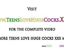 Bigcock Loving 19Yo Stuffed With Fat Cock