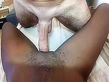 African Ebony Teen Fucked By Daddy And Cum On Pussy