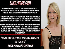 Watch Sindy Rose Fine Butt Sex Fisting & Prolapse On The Bed Free Porn Video On Fuxxx. Co