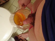 Pissing And Drinking - Panties Under Jeans